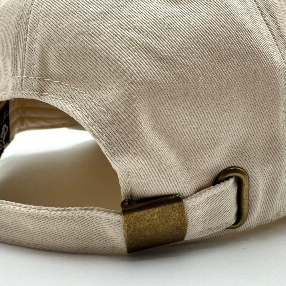 Beige Adjustable Baseball Cap Hat with Chow Chow Dog Embroidery for Men & Women - Picture 6 of 8